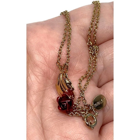 Park Lane Vintage Flower Rose Gold Tone Chain 17” - Picture 5 of 8